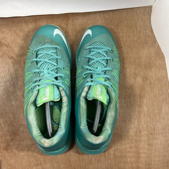Nike Lebron 10 Low Men Size 11.5 579765-300 Easter Green Basketball Shoes main image 8